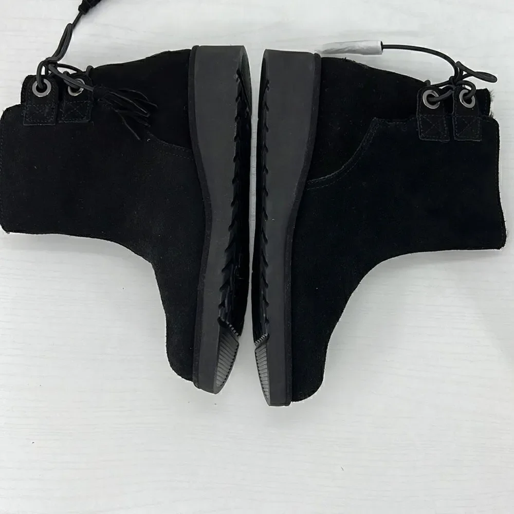 Koolaburra by UGG black suede warm booties